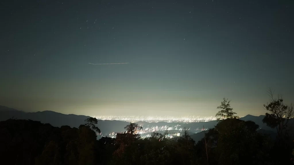 多久市街を一望できるロケーション